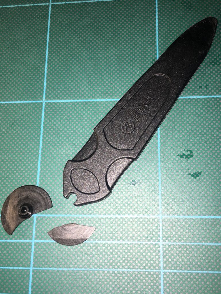 iFixIt cutting wheel - broken blade