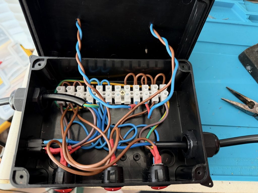 Fully wired.